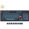 imageKeychron V5 Max Custom Wireless Mechanical Gaming Keyboard with Number Pad 96 Layout QMKVIA 24 GHzBluetooth 51Wired RGB Backlit HotSwappable Gateron Banana Switch for Mac Windows LinuxGateron Jupiter Banana Switch