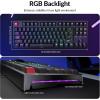 imageKeychron C3 Pro TKL 80 Wired Mechanical Keyboard 8K Polling Rate QMKVIA Programmable HotSwappable RGB Backlit ShineThrough Keycaps Super Banana Switch for WindowsMacBrown Switch