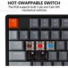 imageKeychron K10 Full Size Layout 104Key Wireless Mechanical Keyboard HotSwappable RGB Backlight with Gateron G Pro Brown Switch Aluminum BluetoothWired Gaming Keyboard for Mac WindowsGateron Brown Switch