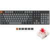 imageKeychron K10 Wireless Mechanical Gaming Keyboard 104 Keys Full Size Gateron G Pro Brown Switch White LED Backlight Rechargeable USBC Wired Bluetooth Professional Office Keyboard for MacWindowsRed Switch