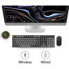 imageKeychron K10 Wireless Mechanical Gaming Keyboard 104 Keys Full Size Gateron G Pro Brown Switch White LED Backlight Rechargeable USBC Wired Bluetooth Professional Office Keyboard for MacWindowsBrown Switch