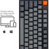 imageKeychron K10 Wireless Mechanical Gaming Keyboard HotSwappable 104 Keys Full Size Gateron G Pro Brown Switch White LED Backlight USBC Wired Bluetooth Professional Office Keyboard for MacWindowsBlue Switch