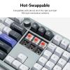 imageKeychron Q6 Pro Full Metal QMKVIA Custom Wireless BluetoothUSBC Mechanical Keyboard Full Size 108Key Programmable Knob RGB Backlit HotSwappable K Pro Banana Switch for Mac Windows LinuxBlackGreyHotSwappable K Pro Red Switch