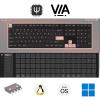 imageKeychron Q6 Pro Full Metal QMKVIA Custom Wireless BluetoothUSBC Mechanical Keyboard Full Size 108Key Programmable Knob RGB Backlit HotSwappable K Pro Banana Switch for Mac Windows LinuxBlackGreyHotSwappable K Pro Red Switch