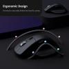 imageKeychron M6 8000 Hz Wireless Bluetooth 24 GHzWired Connection Mouse Lightweight Body Programmable PixArt 3950 Sensor for Windows Mac Linux  BlackBlack