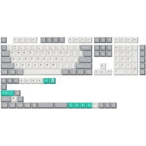 imageKeychron DoubleShot Cherry Profile PBT Keycap Set  143 Keys Full Set for MX Switch Mechanical Keyboards Durable Textured PBT NonBacklit Legends ANSI Layout Compatible Dolch RedGray White Mint