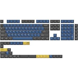 imageKeychron DoubleShot Cherry Profile PBT Keycap Set  143 Keys Full Set for MX Switch Mechanical Keyboards Durable Textured PBT NonBacklit Legends ANSI Layout Compatible Dolch RedBlue Black Yellow