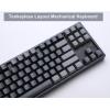 imageKeychron K8 Wireless BluetoothUSB Wired Mechanical Keyboard Hotswappable Tenkeyless 87 Keys RGB LED Backlit Gateron Brown Switch NKey Rollover Aluminum Frame for Mac and WindowsGateron Brown Switch