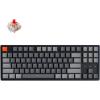 imageKeychron K8 Wireless BluetoothUSB Wired Mechanical Keyboard Hotswappable Tenkeyless 87 Keys RGB LED Backlit Gateron Brown Switch NKey Rollover Aluminum Frame for Mac and WindowsGateron Red Switch