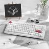 imageDouble Shot OSA PBT Keycap Full Keycap Set  Dark GreyBlack on White