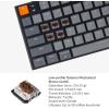 imageKeychron K1 Tenkeyless Layout 87 Keys UltraSlim Bluetooth WirelessUSB Wired Mechanical Keyboard with LowProfile Gateron Brown Switch White LED Backlit Compatible with Mac WindowsVersion 5