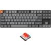 imageKeychron K1 Max UltraSlim QMKVIA Bluetooth WirelessUSB Wired Custom Mechanical Keyboard 24 GHz Hot Swappable TKL Layout RGB Backlight Ergonomic Keyboard with LowProfile Gateron Red SwitchRed Switch