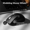 imageKeychron M6 Silent Wireless Gaming Mouse 1000Hz Polling Bluetooth 5324GHzWired PixArt 3311 Optical Sensor up to 12000 DPI Lightweight 86g Programmable for WindowsMacLinux  BlackBlack