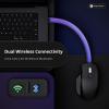 imageKeychron M6 Silent Wireless Gaming Mouse 1000Hz Polling Bluetooth 5324GHzWired PixArt 3311 Optical Sensor up to 12000 DPI Lightweight 86g Programmable for WindowsMacLinux  BlackBlack