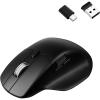 imageKeychron M6 Silent Wireless Gaming Mouse 1000Hz Polling Bluetooth 5324GHzWired PixArt 3311 Optical Sensor up to 12000 DPI Lightweight 86g Programmable for WindowsMacLinux  BlackBlack