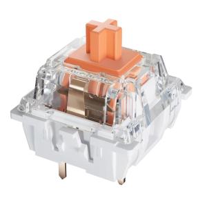 imageKeychron Silent K Pro Red Mechanical Switches  110PCS Quiet Linear 45gf Factory PreLubed SMDLED Compatible 3Pin HotSwappable Smooth Typing for Gaming ampamp OfficeRed 45gf