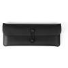 imageKeychron Saffiano Leather Travel Pouch  Slim 75 Compact Mechanical Keyboard Sleeve Compatible with K3  K3 Pro  K3 Max  K12  S1 Black
