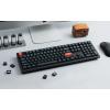 imageKeychron K10 Pro QMKVIA Custom Wireless Mechanical Keyboard 100 Full Size 108 Keys Programmable White Backlight Banana Switch BluetoothUSBC Wired Gaming Keyboard for Mac Windows LinuxRed Switch