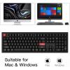 imageKeychron K10 Pro QMKVIA Custom Wireless Mechanical Keyboard 100 Full Size 108 Keys Programmable White Backlight Banana Switch BluetoothUSBC Wired Gaming Keyboard for Mac Windows LinuxBanana Switch