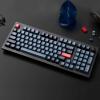 imageKeychron V5 Max Custom Wireless Mechanical Gaming Keyboard with Number Pad 96 Layout QMKVIA 24 GHzBluetooth 51Wired RGB Backlit HotSwappable Gateron Red Switch for Mac Windows LinuxGateron Jupiter Banana Switch
