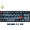 imageKeychron V5 Max Custom Wireless Mechanical Gaming Keyboard with Number Pad 96 Layout QMKVIA 24 GHzBluetooth 51Wired RGB Backlit HotSwappable Gateron Red Switch for Mac Windows LinuxGateron Jupiter Banana Switch