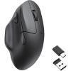 imageKeychron M7 Wireless Gaming Optical Mouse TriMode 24 GHzBluetooth 51Wired PixArt 3395 Sensor 26000 DPI Ergonomic 63g Lightweight Programmable Macro Button for Windows PCMac  BlackBlack