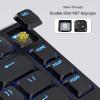 imageKeychron KJ1 Low Profile Wireless Mechanical Keyboard  75 Layout Red Switch QMK RGB Backlit 24GBluetoothUSBC DoubleShot PBT Keycaps 2000mAh Battery MacWinLinux Compatible  WhiteBlack  Banana Switch