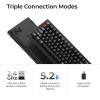 imageKeychron V1 Ultra 8K Wireless 24 GHz ampamp Bluetooth Custom Mechanical Keyboard Launcher Web App with Hotswappable Keychron Silk POM Brown Switches PBT Keycaps for Mac Windows LinuxHotswap Keychron Silk POM Red Switch