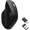 imageKeychron M6 Wireless All Silent Gaming Optical Mouse 1000Hz TriMode 24 GHzBluetooth 53Wired PixArt 3311 Sensor 12000 DPI Magnetic Metal Scroll Wheel for Windows PCMac  BlackBlack