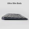 imageKeychron B6 Pro UltraThin Wireless Keyboard FullSize ZMK with Numeric Keypad Quiet Typing 24 GHzBluetooth 52Wired Connection Long Battery Life Compatible with Mac Windows Linux  Retro RedSpace Gray