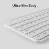 imageKeychron B6 Pro UltraThin Wireless Keyboard FullSize ZMK with Numeric Keypad Quiet Typing 24 GHzBluetooth 52Wired Connection Long Battery Life Compatible with Mac Windows Linux  Retro RedIvory White