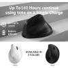 imageKeychron M5 Wireless Ergonomic Mouse 8000Hz TriMode 24 GHzBluetooth 51Wired PixArt 3950 Sensor 30000 DPI Ergonomic Lightweight Programmable Macro Button for Windows PCMac  WhiteWhite