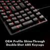 imageLEMOKEY X5 Wired Gaming LED Backlight QMKLauncher Mechanical Keyboard for WindowsLinux Customize keymaps DoubleShot keycaps Keychron Mechanical Brown Switch Perfect for Both Gaming and WorkKeychron Mechanical Brown Switch