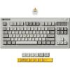 imageKeychron R3 Retro Wireless Mechanical Keyboard 80 TKL Hot Swappable RGB Tactile Super Brown Switch QMK TriMode24 GHzBluetoothWired Compatible with Mac PC LinuxKeychron Super Banana Switch