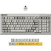 imageKeychron R5 Retro Wireless Mechanical Keyboard 96 Layout Hot Swappable RGB Super Banana Switch QMK TriMode24 GHzBluetoothWired Compatible with Mac PC LinuxKeychron Super Brown Switch