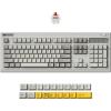 imageKeychron R6 Retro Wireless Mechanical Keyboard 100 Full Size Hot Swappable RGB Super Banana Switch QMK TriMode24 GHzBluetoothWired Compatible with Mac PC LinuxKeychron Super Red Switch