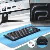 imageKeychron B33 24 GHz Wireless Bluetooth Keyboard Silent Typing 80 TKL Layout Launcher Support Ergonomic Angle Compatible for Mac Windows LinuxDeep BlackDeep Black