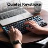 imageKeychron B33 24 GHz Wireless Bluetooth Keyboard Silent Typing 80 TKL Layout Launcher Support Ergonomic Angle Compatible for Mac Windows LinuxDeep BlackDeep Black