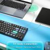 imageKeychron B33 24 GHz Wireless Bluetooth Keyboard Silent Typing 80 TKL Layout Launcher Support Ergonomic Angle Compatible for Mac Windows LinuxDeep BlackDeep Black