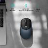 imageKeychron BM24 Wireless Mouse 2400 DPI Quiet Clicks 24 GHzBluetooth 52Wired with Programmable Buttons Long Battery Life for Laptop PCMacWindows  Metal GraySpace Gray