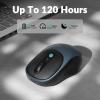 imageKeychron BM24 Wireless Mouse 2400 DPI Quiet Clicks 24 GHzBluetooth 52Wired with Programmable Buttons Long Battery Life for Laptop PCMacWindows  Metal GraySpace Gray