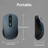 imageKeychron BM25 Silent Wireless Mouse Ergonomic Rechargeable Mice with TriMode 24GBluetooth 52Wired 1000Hz Polling Rate Adjustable DPI Programmable for Mac Windows Linux  Space GrayGray