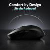 imageKeychron BM25 Silent Wireless Mouse Ergonomic Rechargeable Mice with TriMode 24GBluetooth 52Wired 1000Hz Polling Rate Adjustable DPI Programmable for Mac Windows Linux  Space GrayBlack