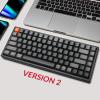 imageKeychron K2 Version 2 Wireless Gaming Mechanical Keyboard BluetoothUSB Wired Compact 84 Keys RGB LED Backlit NKey Rollover Aluminum Frame for Mac Windows Gateron G Pro Brown SwitchGateron Brown Switch