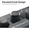 imageKeychron V3 Ultra TKL Mechanical Keyboard Wireless ZMK Custom 8K Polling Rate 24 GHzBluetoothWired with RGB Backlit PreLubed Silk POM Brown Switch HotSwappable for Mac Windows LinuxBanana Switch