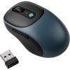 imageKeychron BM24 Wireless Mouse 2400 DPI Quiet Clicks 24 GHzBluetooth 52Wired with Programmable Buttons Long Battery Life for Laptop PCMacWindows  Metal GraySpace Gray