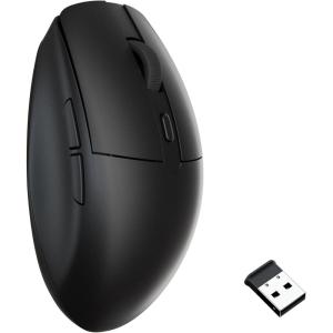 imageKeychron BM22 Wireless 24 GHz Mouse Launcher Support PAW3212 Sensor 76g Lightweight Ergonomic Design 2400 DPI 1000 Hz Polling Rate Compatible for Mac Windows LinuxBlack