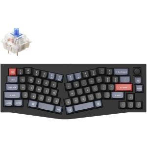 imageKeychron Q8 Wired Custom Mechanical Keyboard with Knob 65 Alice Layout QMKVIA Programmable Hotswappable Gateron G Pro Red Switch Double Gasket Compatible with Mac Windows Linux BlackHotswap RGB Gateron G Pro Blue Switch