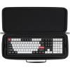 imageKeychron Carrying Case for Q6V6K10 ProK10 HE  Black EVA Hard Shell Canvas Bag with Comfortable Handle for Travel amp Storage
