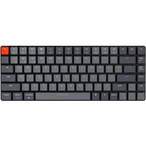 imageKeychron K3 Version 2 75 Layout 84 Keys UltraSlim Wireless BluetoothUSB Wired Mechanical Keyboard with White Backlit HotSwappable LowProfile Keychron Optical Brown Switch for Mac WindowsKeychron Optical Brown Switch